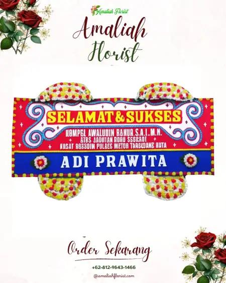 Papan Bunga Ucapan Selamat Arjowinangun